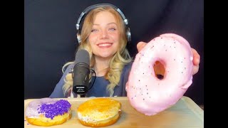 EATING VOODOO DOUGHNUTS  MUKBANG  ASMR [upl. by Lleznov781]