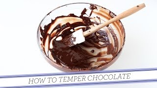 How to Temper Chocolate [upl. by Hazmah]