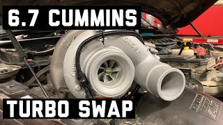 HOW TO REPLACE TURBO 67 CUMMINS [upl. by Haizek111]