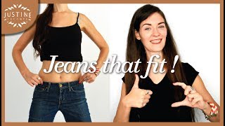 How to find the perfect jeans for your body type  Basic wardrobe  Justine Leconte [upl. by Adien]