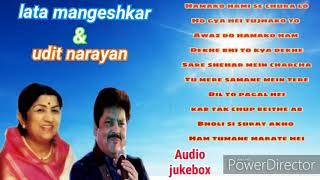 Udit Narayan and Lata mangeshkar Hit Songs ♤ Best evergreen songs ♤ Best Collection Of Lata [upl. by Lolanthe]