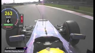 Mark Webber Shows Sebastian Vettel The Middle Finger  Webber Flipping the Bird [upl. by Hars]