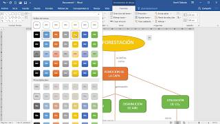 CÓMO HACER UN MAPA CONCEPTUAL EN WORD [upl. by Kramlich776]