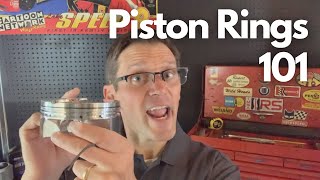 Piston Rings 101  Part 2  Piston Ring Materials amp Designs [upl. by Enatan]