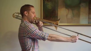 E Flat Major Scale  Trombone [upl. by Philips]