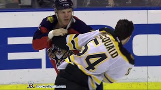 Adam McQuaid vs Shawn Thornton Mar 7 2016 [upl. by Roldan]