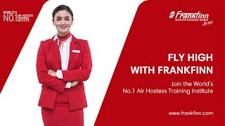 The Worlds No 1 Air Hostess Training Institute  TVC  Frankfinn [upl. by Darius]