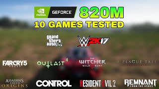 Nvidia GeForce 820M Gaming Test  2020 [upl. by Eluk]