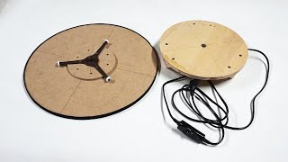 Easy to Make  Motorized Lazy Susan  Motorized Turntable [upl. by Townsend]