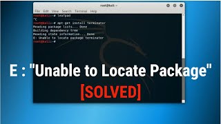 SOLVED how to solve quotunable to locate packagequot problem in Linux 2021 [upl. by Eentihw]