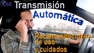 Tips y recomendaciones para no dañar tu Transmisión Automática [upl. by Nywles]