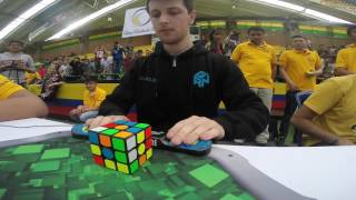 Rubiks cube world record average 597 seconds [upl. by Cheney]