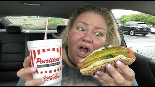 Portillos Mukbang Trailer Trash Tammy [upl. by Nawuq745]