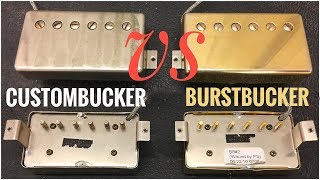 Custombucker Vs Burstbucker  Humbucker Comparison [upl. by Salene371]