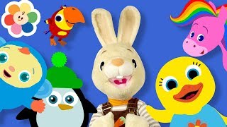 Vídeos Educativos Para Crianças – Compilação  Cores Números e Desenhos Educativos  BabyFirst TV [upl. by Adlitam745]