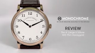 REVIEW The A Lange amp Söhne 1815 Thin Honeygold [upl. by Oilegor]