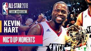 Best of Kevin Hart Micd Up  NBA AllStar Celebrity Game [upl. by Nilyad162]