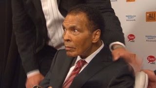 Muhammad Ali makes rare public appearance [upl. by Sikata]