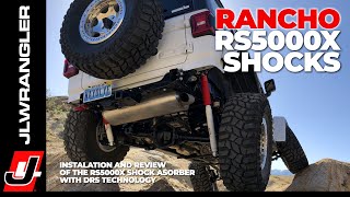 Jeep JL Wrangler Shocks  Rancho RS5000X with DRS Technology Installation amp Review  JL JOURNAL [upl. by Enirehtac305]