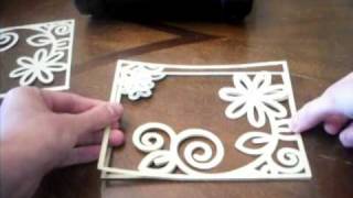 How to Make your Own Embossing Plate  Folders [upl. by Wandy]