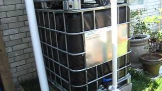 Rainwater Collection System Part 4 Connecting amp Testing The Totes [upl. by Enirehtac]