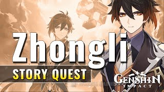 Genshin Impact  Zhongli Story Quest  Historia Antiqua Chapter [upl. by Defant]