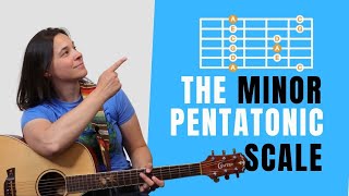 The MINOR PENTATONIC scale on Guitar Explained [upl. by Belding672]