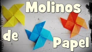 Molino de Papel  Origami [upl. by Ahseikram543]