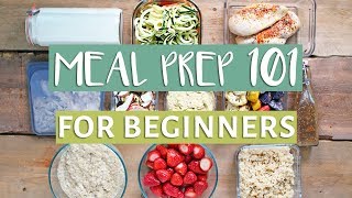 EASY MEAL PREP WITH ME  Beginners Guide To Meal Prep [upl. by Lynn]