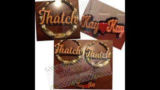 How to Make Custom Name Plates part 1 [upl. by Yenffit566]