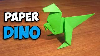 How To Make an Easy Origami Dinosaur [upl. by Vida]