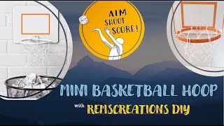 DIY Mini Basketball Hoop [upl. by Laven]