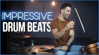 3 IMPRESSIVE Drum Beats Try These  Drum Lesson  Drum Beats Online [upl. by Swan]