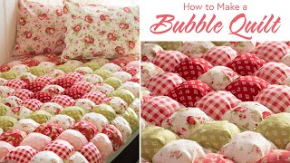 How to Make a Bubble Quilt  a Shabby Fabrics Tutorial [upl. by Limann]