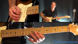 Pink Floyd  Money Guitar Solo Lesson Part 1 [upl. by Hannavahs]