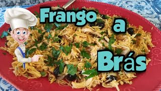 FRANGO À BRÁS SUPER FÁCIL 😋😋 [upl. by Merrel]