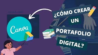 Cómo crear un portafolio digital en Canva [upl. by Enytnoel]