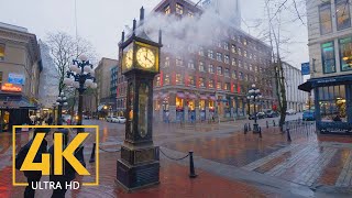 4K Virtual Walking Tour through Downtown Vancouver Canada  City Walks [upl. by Emmalynn349]