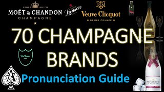 Classy Pronunciation  Famous Champagne Brands [upl. by Gnap]