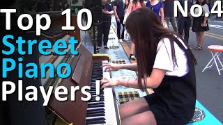 Top 10 Street Piano Performances [upl. by Idnyl]