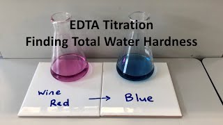 Total Water Hardness using EDTA Titration [upl. by Downs]