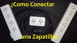 Como Conectar una Zapatilla [upl. by Akemit]