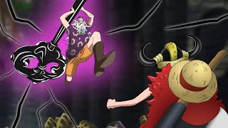 GABAN VS LUFFY Fan animation  One Piece chapter 1140 [upl. by Ayhdiv613]