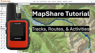 Garmin Inreach Mini2  Routes Tracks amp Activities [upl. by Eatnom]