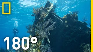 Underwater on Bermuda’s Montana Shipwreck – 180  National Geographic [upl. by Eniaj436]