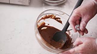 How to Temper Chocolate Using GODIVA Real Melting Chocolates [upl. by Ecerehs760]