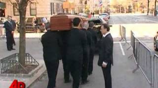 Raw Video Natasha Richardson Casket Leaves [upl. by Joappa]