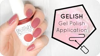 Gelish Gel Polish Manicure Application Indepth [upl. by Porche889]