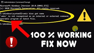 FIX wmic is not recognized as an internal or external command operable program or batch file [upl. by Yesrod112]