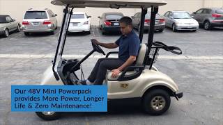 Golf Cart Liion Battery Conversion Kit by BatteryEVO [upl. by Sanfourd831]